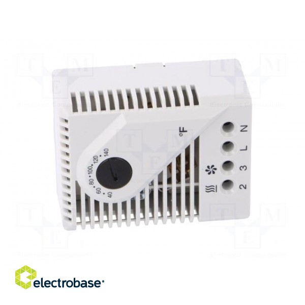 Sensor: thermostat | Contacts: SPDT | 10A | 250VAC | IP20 | Mounting: DIN фото 9