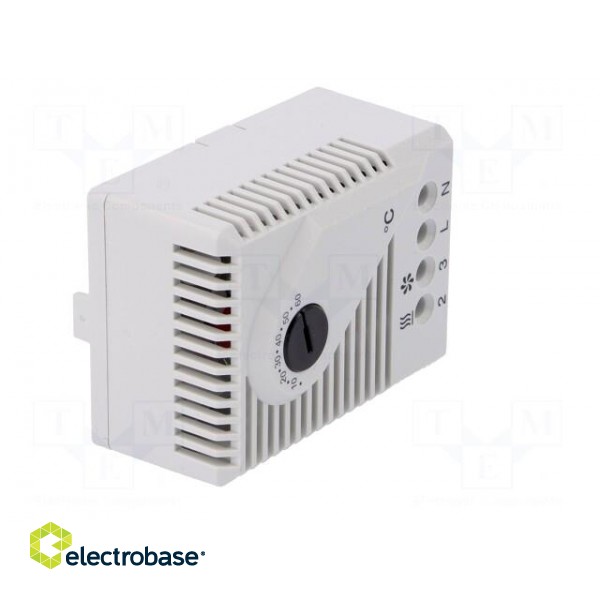Sensor: thermostat | Contacts: SPDT | 10A | 250VAC | IP20 | Mounting: DIN image 8