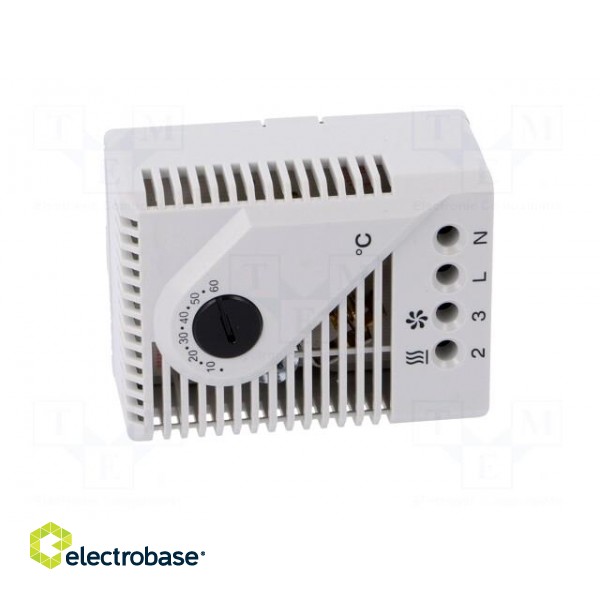 Sensor: thermostat | Contacts: SPDT | 10A | 250VAC | IP20 | Mounting: DIN image 9