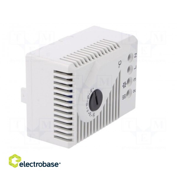 Sensor: thermostat | Contacts: SPDT | 10A | 250VAC | IP20 | Mounting: DIN image 8