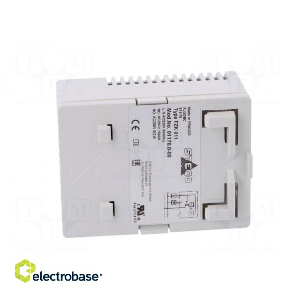 Sensor: thermostat | Contacts: SPDT | 10A | 250VAC | IP20 | Mounting: DIN image 5