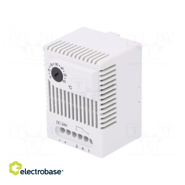 Sensor: thermostat | Contacts: SPDT | 16A | IP20 | Mounting: DIN фото 1