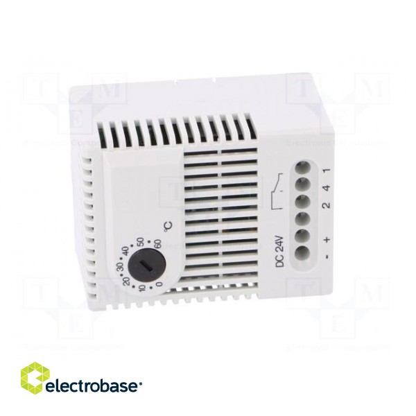 Sensor: thermostat | Contacts: SPDT | 16A | IP20 | Mounting: DIN paveikslėlis 9