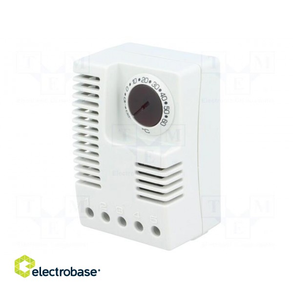 Sensor: thermostat | SPDT | 8A | 250VAC | screw terminals | IP20 image 1