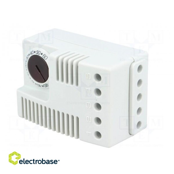 Sensor: thermostat | SPDT | 8A | 250VAC | screw terminals | IP20 paveikslėlis 2