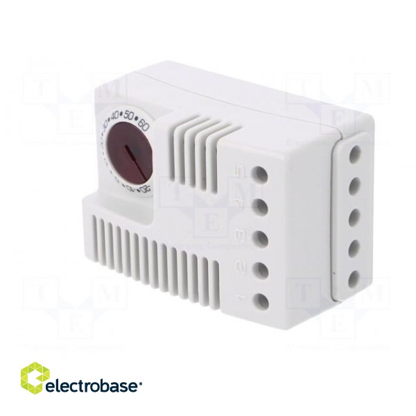 Sensor: thermostat | SPDT | 8A | screw terminals | Temp: -40÷85°C | IP20 paveikslėlis 2