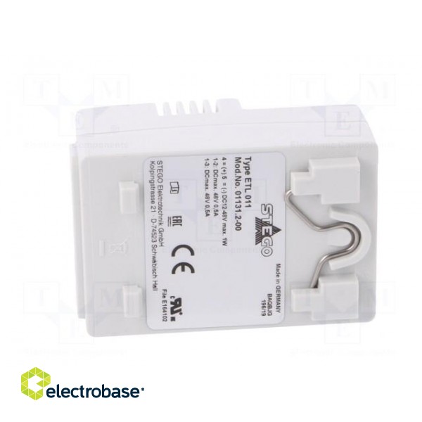 Sensor: thermostat | SPDT | 8A | screw terminals | Temp: -40÷85°C | IP20 image 5