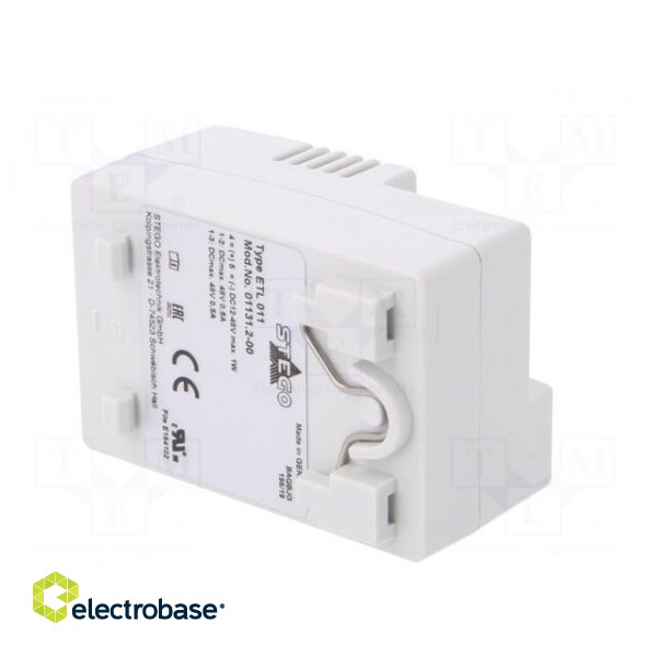 Sensor: thermostat | SPDT | 8A | screw terminals | Temp: -40÷85°C | IP20 image 6