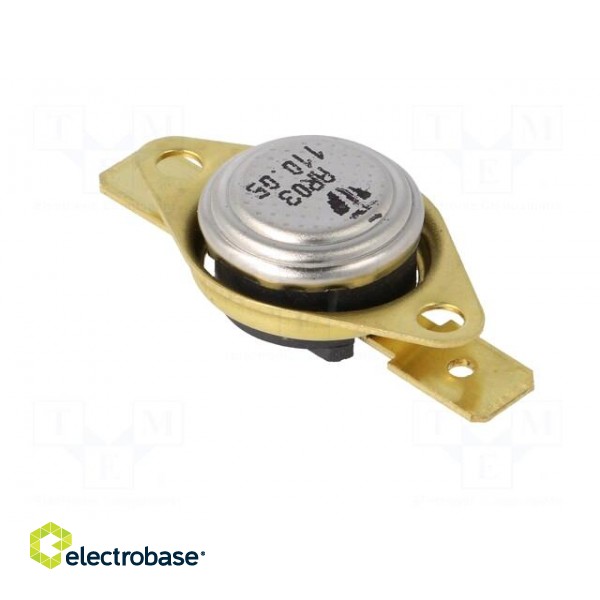 Sensor: thermostat | Output conf: SPST-NC | 110°C | 16A | 250VAC | ±5°C image 4