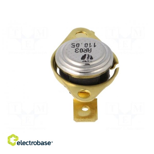 Sensor: thermostat | Output conf: SPST-NC | 110°C | 16A | 250VAC | ±5°C image 5