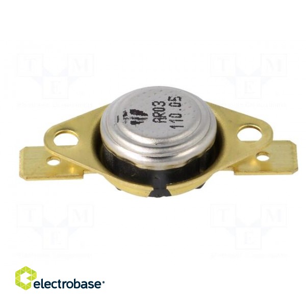 Sensor: thermostat | Output conf: SPST-NC | 110°C | 16A | 250VAC | ±5°C image 7