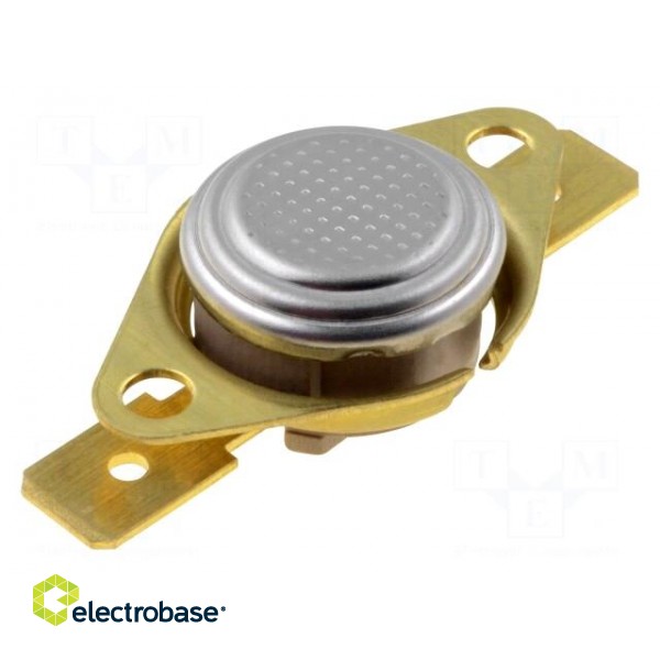 Sensor: thermostat | Output conf: SPST-NC | 140°C | 16A | 250VAC | ±5°C