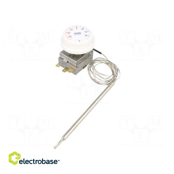 Sensor: thermostat with capillary | Output conf: SPDT | 10A | 400VAC