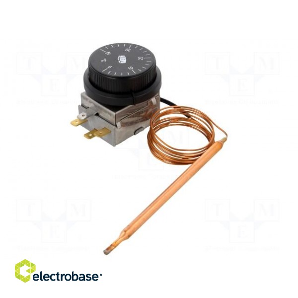 Sensor: thermostat with capillary | Output conf: SPDT | 10A | 400VAC image 1