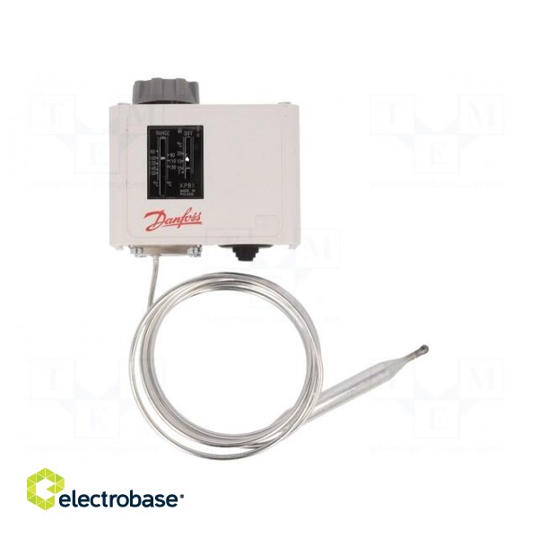 Sensor: thermostat with capillary | Output conf: SPDT | 16A | 400VAC фото 1