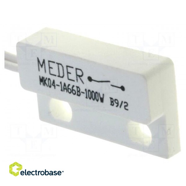 Reed switch | Pswitch: 10W | 23x13.9x5.9mm | Connection: lead 1m