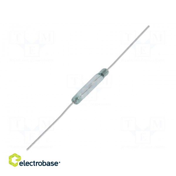 Reed switch | Range: 10÷15AT | Pswitch: 10W | Ø2x10mm | 0.5A | max.200V