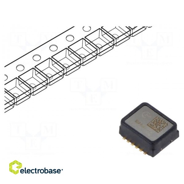 Sensor: accelerometer | Range: -6÷6g | 3÷3.6VDC | -40÷125°C | SMD,SMT