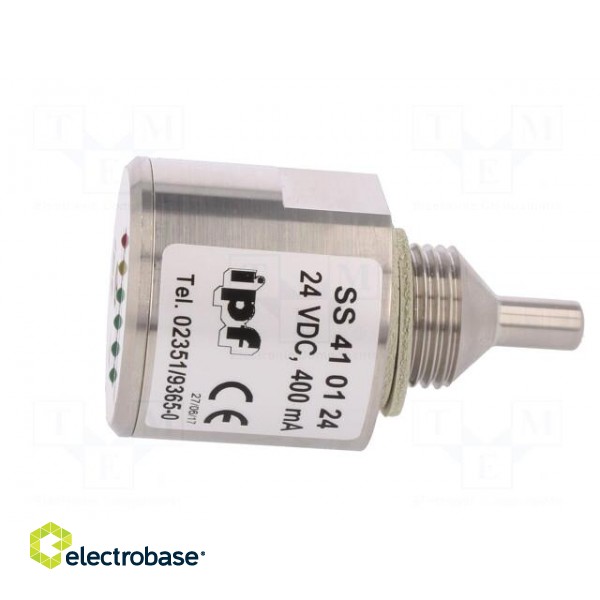 Sensor: flow | 24VDC | 0,01÷3m/s | OUT: PNP NO | liquids,hydraulics image 7