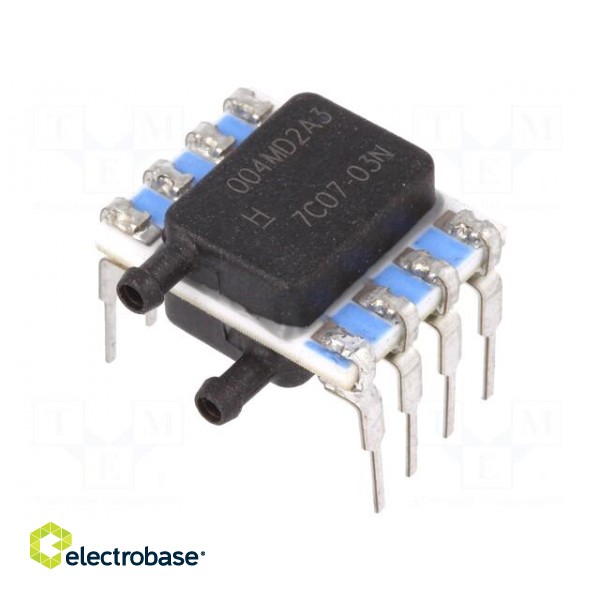 Sensor: pressure | Range: ±4 mbar | differential | Output conf: I2C