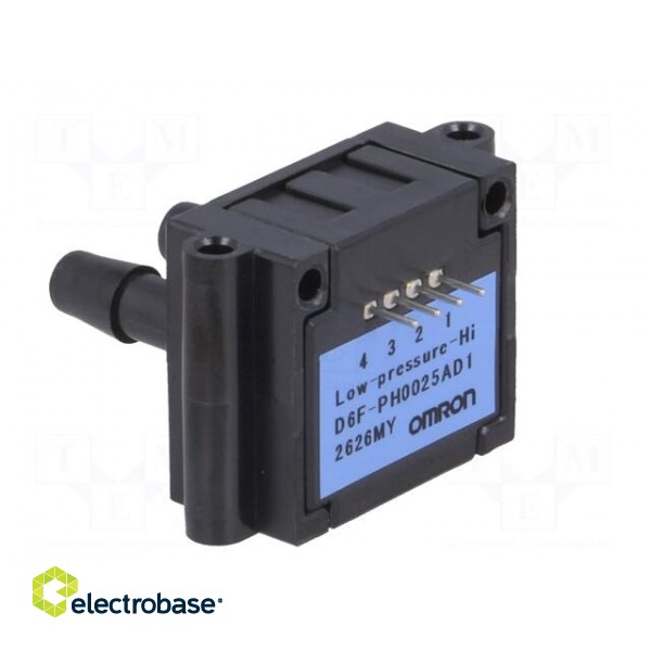 Sensor: pressure | 0÷250Pa | differential | Usup: 2.3÷3.6VDC | PCB image 4