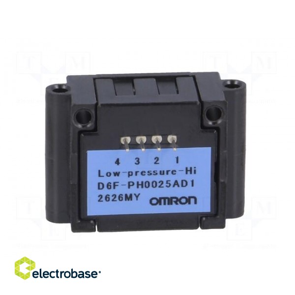 Sensor: pressure | 0÷250Pa | differential | Usup: 2.3÷3.6VDC | PCB image 5