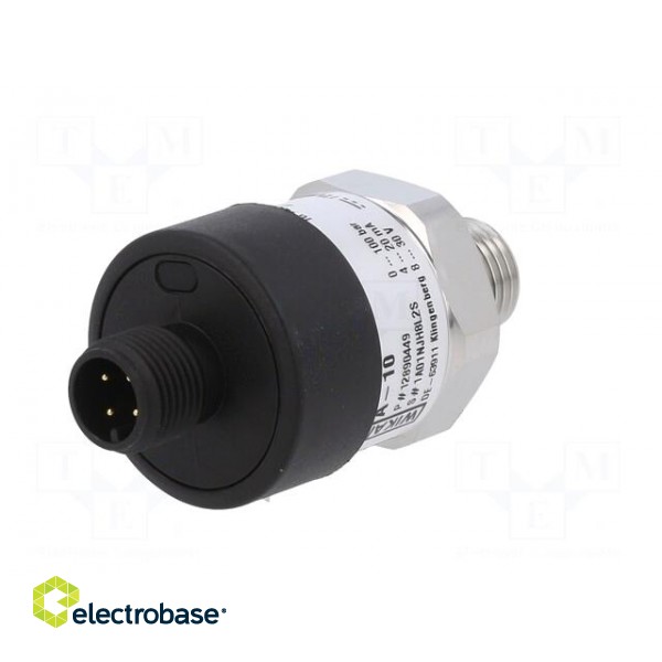 Converter: pressure | Pressure setting range: 0÷100bar | 8÷30VDC фото 6