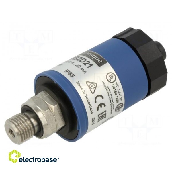 Converter: pressure | Pressure setting range: 0÷10bar | 24VDC | 1% paveikslėlis 1