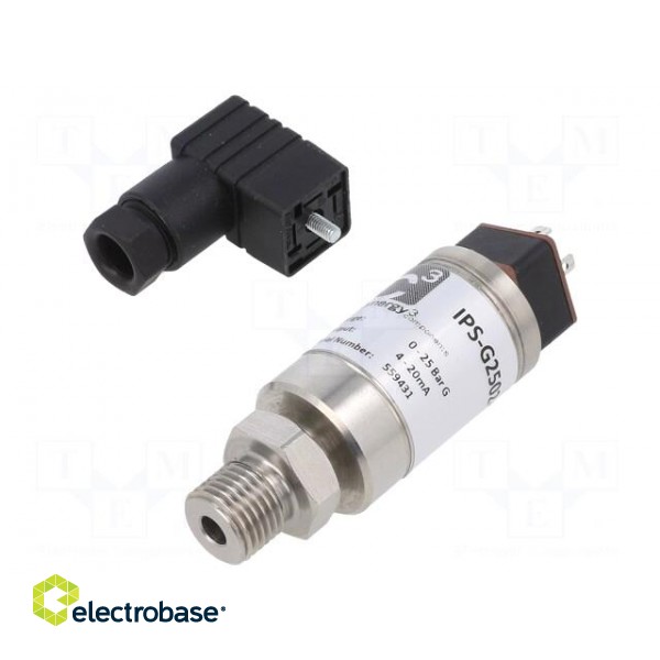 Converter: pressure | Pressure setting range: 0÷25bar | 9÷32VDC paveikslėlis 1