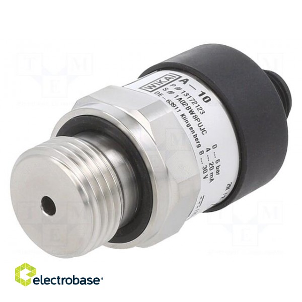 Converter: pressure | Pressure setting range: 0÷6bar | 8÷30VDC фото 1