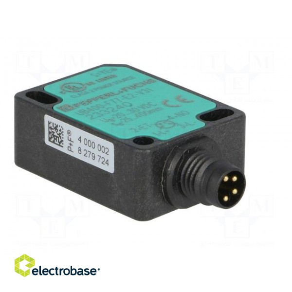 Sensor: ultrasonic | Range: 400mm | PNP / NO | Usup: 20÷30VDC | PIN: 4 image 8