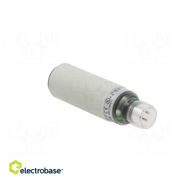 Sensor: ultrasonic | Range: 80÷800mm | 0-10V analogue | Housing: M18 image 4