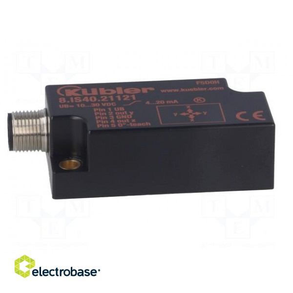 Sensor: tilt | ±10° | connector M12 | 2- axis | -30÷70°C | 10÷30VDC image 3