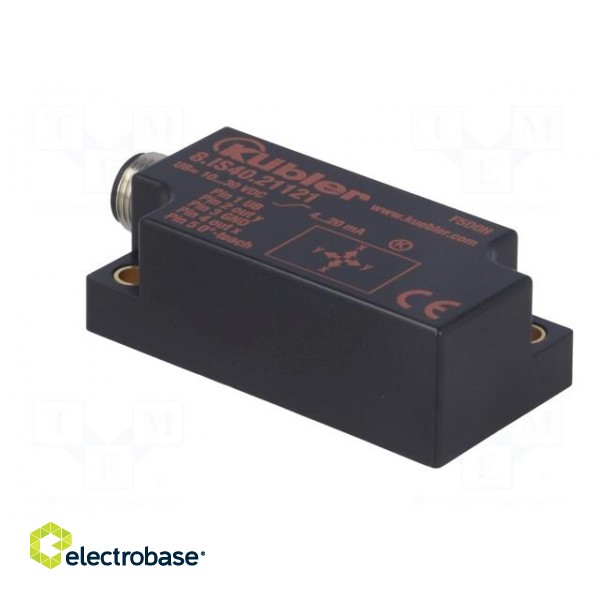 Sensor: tilt | ±10° | connector M12 | 2- axis | -30÷70°C | 10÷30VDC paveikslėlis 4