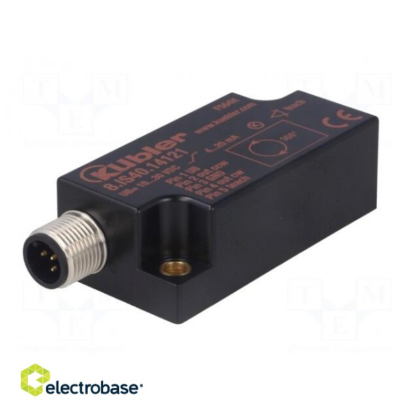 Sensor: tilt | 0÷360° | connector M12 | 1- axis | -30÷70°C | 10÷30VDC image 2