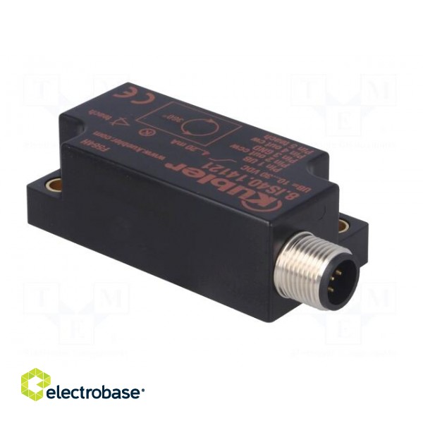 Sensor: tilt | 0÷360° | connector M12 | 1- axis | -30÷70°C | 10÷30VDC фото 8