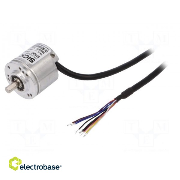 Encoder: incremental | Usup: 7÷30VDC | 100imp/revol | shaft 6mm | IP65