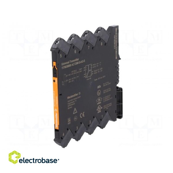 Converter: analog signals | for DIN rail mounting | 24VDC | ACT20M фото 1
