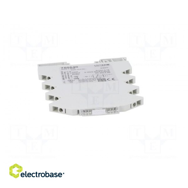 Converter: analog signals | DIN | 0÷1A AC/DC | Usup: 24VDC | IP20 image 9