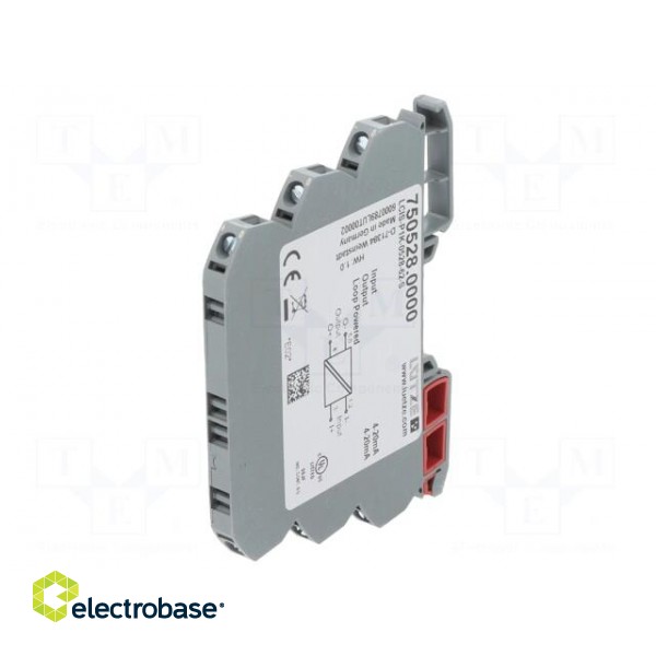 Converter: analog signals | for DIN rail mounting | 4÷20mA | IP20 image 1