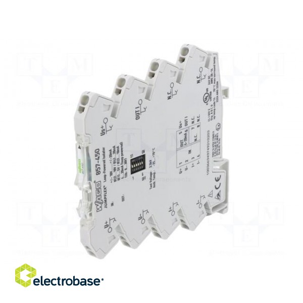 Converter: analog signals | for DIN rail mounting | 8÷30VDC | IP20 image 1