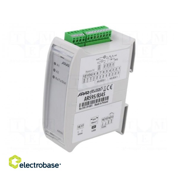 Converter: analog signals | for DIN rail mounting | IP20 | 0÷50°C фото 1