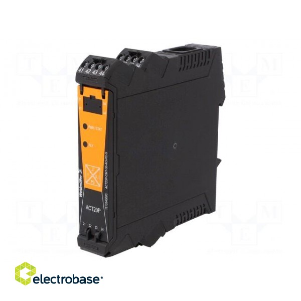 Converter: current | for DIN rail mounting | 16.8÷31.2VDC | ACT20P image 1