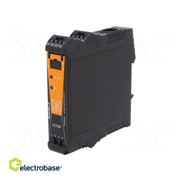 Converter: current | for DIN rail mounting | 16.8÷31.2VDC | ACT20P image 1