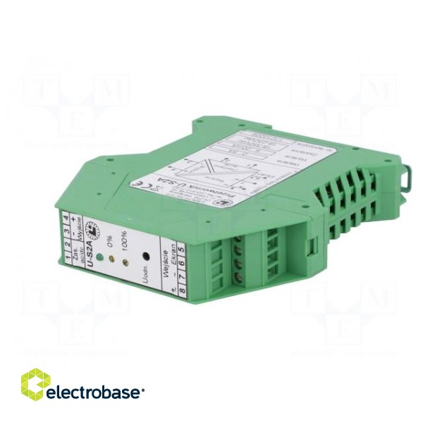 Converter: current | for DIN rail mounting | 0÷5A | 18÷350VDC | IP20 image 2