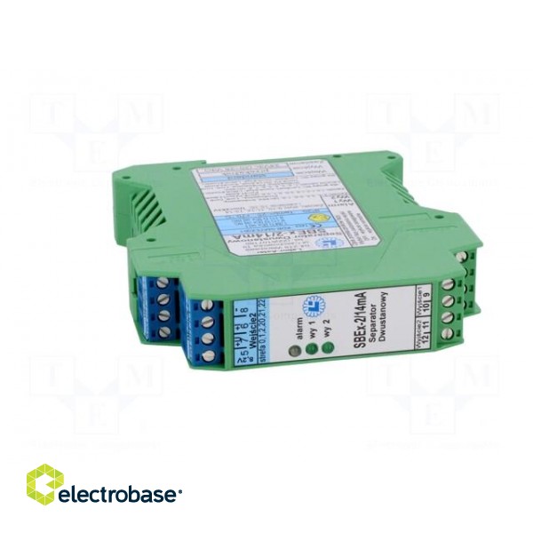 Converter: isolating signal separator | DIN | 0/24V | 20÷27VDC | IP20 image 9