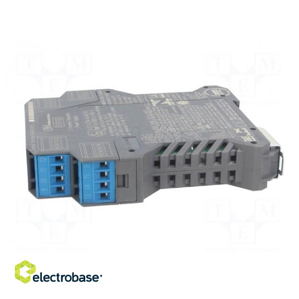 Converter: RS422/RS485 separator-power supply | 0/4÷20mA | IP20 image 3