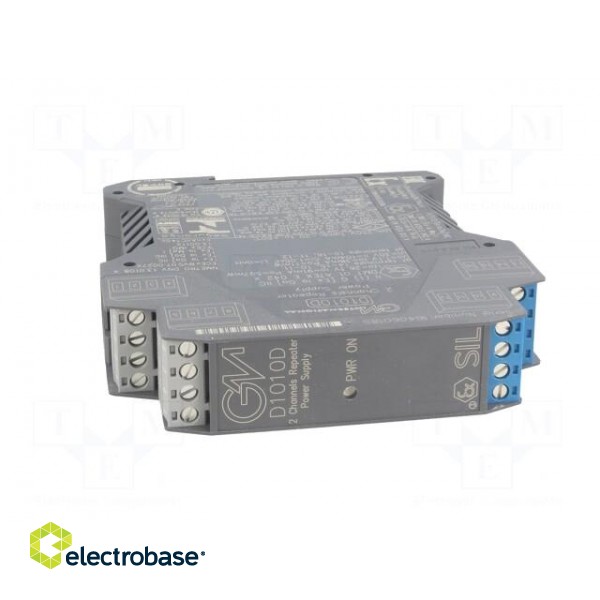 Converter: RS422/RS485 separator-power supply | 0/4÷20mA | IP20 фото 9