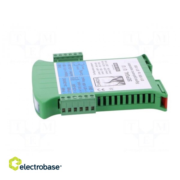 Converter: signal separator | DIN | 0÷10V,1÷10V | 22÷28VDC | IP20 фото 3