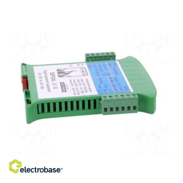 Converter: signal separator | DIN | 0÷10V,1÷10V | 22÷28VDC | IP20 image 7